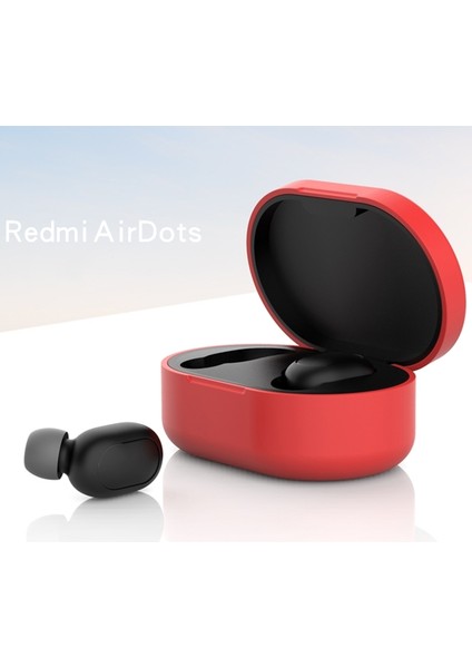 Xiaomi Redmi Havadorları Için Silikon Kılıfı 1 & 2 / Airdots S Kırmızı (Yurt Dışından) fiyatları