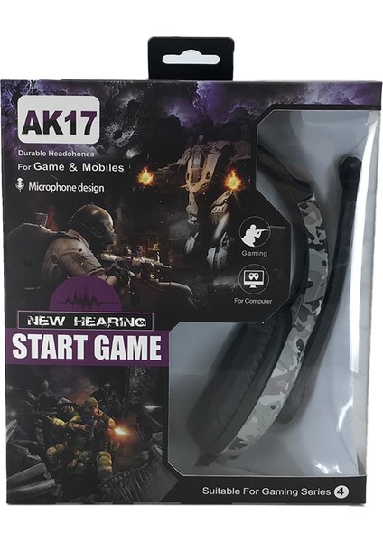 Gamıng AK17 Jack Girişli Kulak Üstü Kulaklık indirimleri