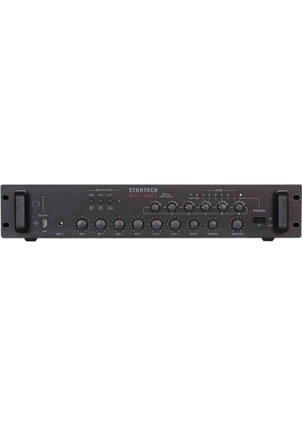 Asc 160 Zv 160W/100V 6 Zonlu Amfili Mikser, Usb/sd/bluetooth, Emc 24V Ac/dc