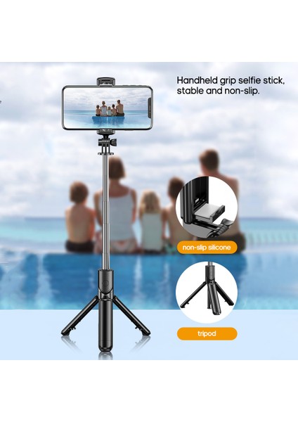 Beauty Life Bt Özçekim Sopa Katlanabilir Tripod 360 ° Döndürme (Yurt Dışından)