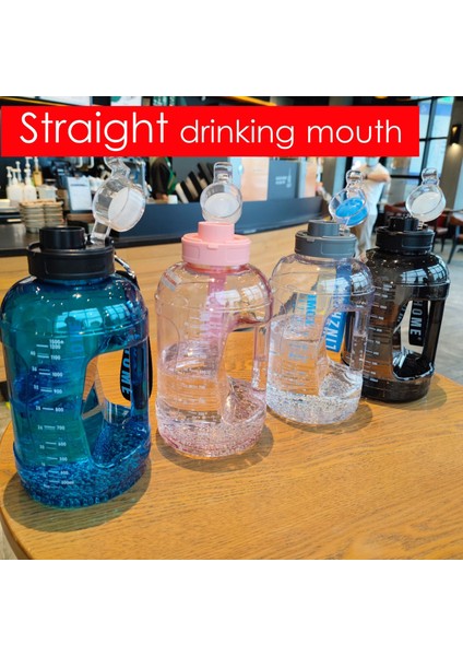 Taşınabilir Spor Fitness Su Şişesi Kovaları 1500ML modelleri