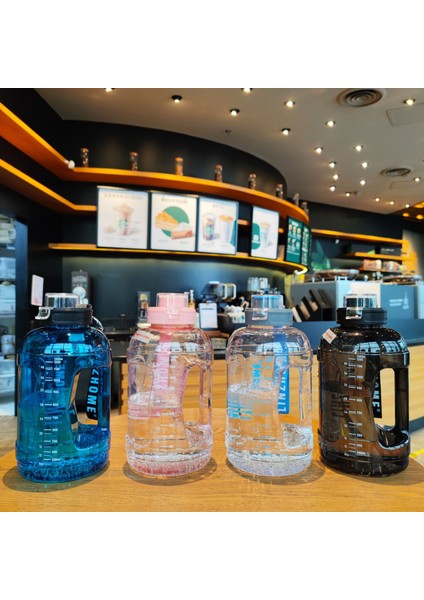 Taşınabilir Spor Fitness Su Şişesi Kovaları 1500ML fırsatları