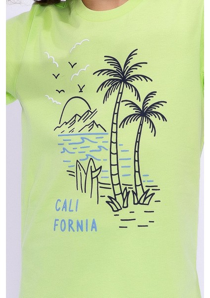 California Lime Erkek Çocuk Bermuda Takım