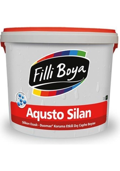 Aqusto Silan Silikonlu Dış Cephe Boyası 7.5 Lt