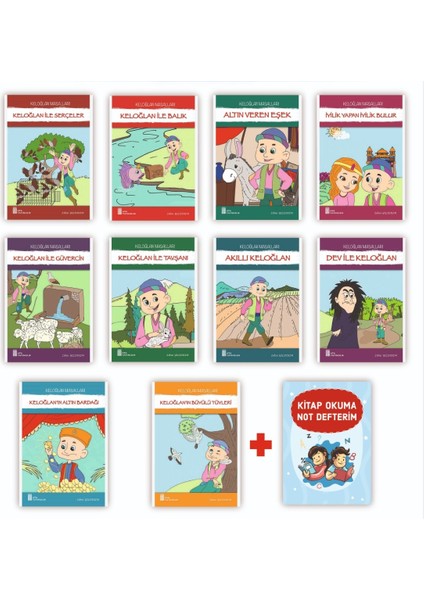1. Sınıflar Için Keloğlan Masalları + Kitap Okuma Not Defteri