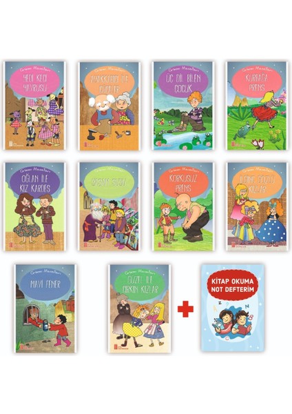 1. Sınıflar Için Grimm Masalları + Kitap Okuma Not Defteri