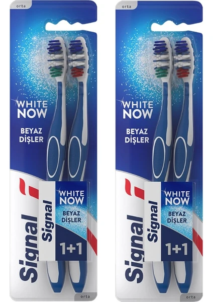 Diş Fırçası White Now Beyaz Dişler 1+1 X2