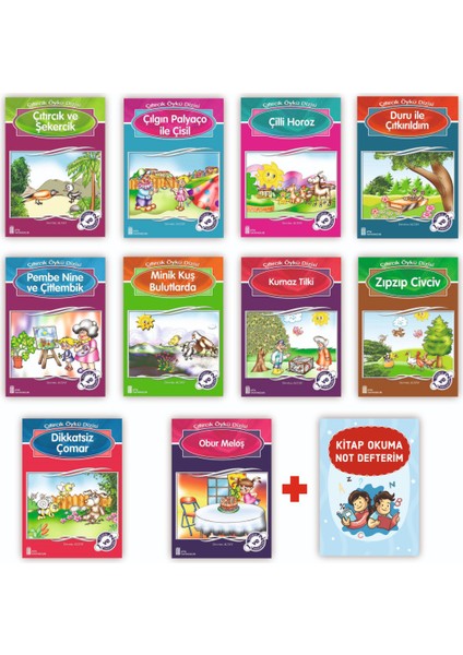 1.ve 2. Sınıflar Için Çıtırcık Öykü Dizisi + Kitap Okuma Not Defteri