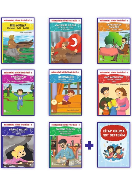 2. ve 3. Sınıflar Için Değerler Eğitimi Öykü Dizisi + Kitap Okuma Not Defterim