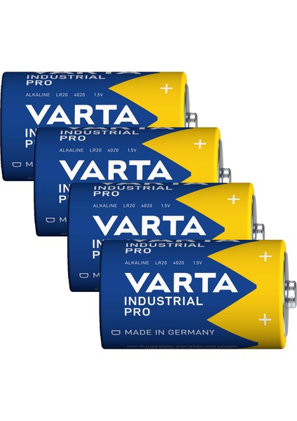 4020 Endustriel Pro Alkalın Büyük D Boy Pil 20 Adet New Seri Aydos fiyatları