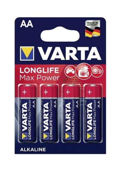 Varta 4706 Longlife Max Power Alkalin Aa Kalem Pil 4'lü Paket