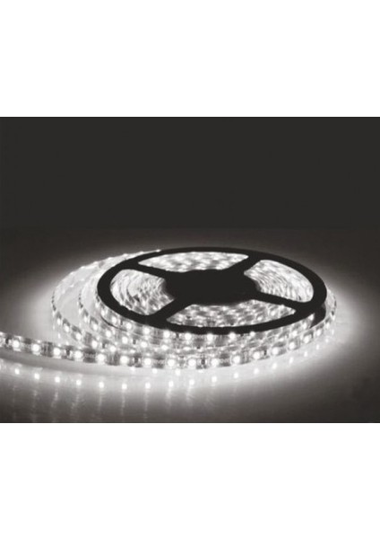 12 Volt 3 Çipli Beyaz Şerit Led İç Mekan IP20 M/60 Led 5 Metre