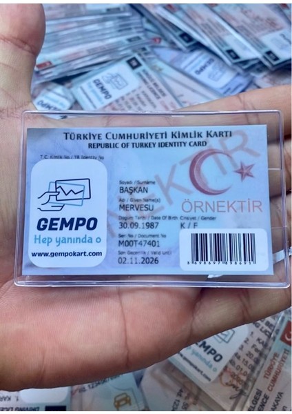 10 Adet Yeni Nesil Pvc Kimlik Ehliyet Temazsız Kredi Kartı Kabı Tüm Kartlara Uyumlu