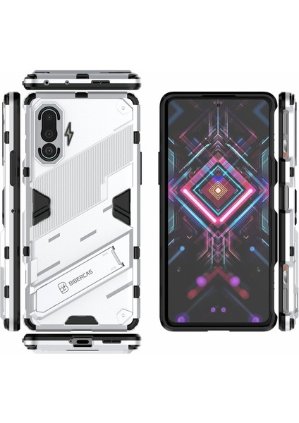 Xiaomi Redmi K40 Gaming Için Pc + Tpu Hibrit Telefon Kılıfı - Beyaz (Yurt Dışından)