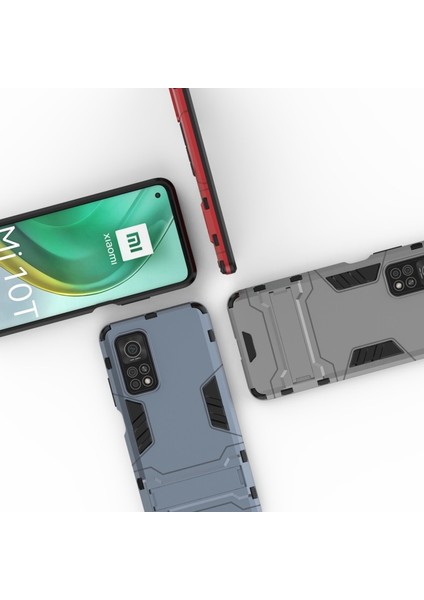 Xiaomi Redmi K30 Pro Için Plastik + Tpu Hibrit Telefon Kılıfı - Siyah (Yurt Dışından)