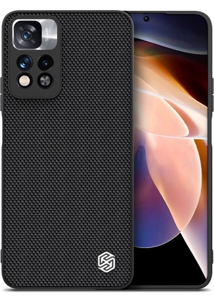 Xiaomi Redmi Note 11 Pro / Note 11 Pro Plus 5g Için Naylon Fiber Doku Sert Pc + Yumuşak Tpu Telefon Kılıfı -Siyah (Yurt Dışından)