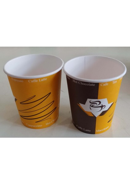 Karton Kahve Bardağı 8 Oz 100'LÜ