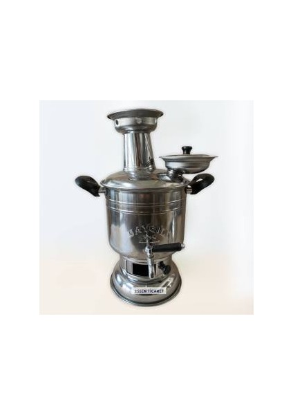 5 Litre Paslanmaz Krom Semaver Demlik Hediyeli