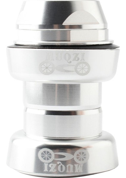 25.4mm Bisiklet Kulaklık Rulman 43MM Bisiklet 25.4mm Ön Çatal Kulaklık Gümüş