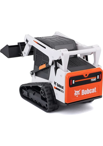 Maisto Tech Maisto Bobcat T590 Compact Uzaktan Kumandalı Paletli Yükleyici