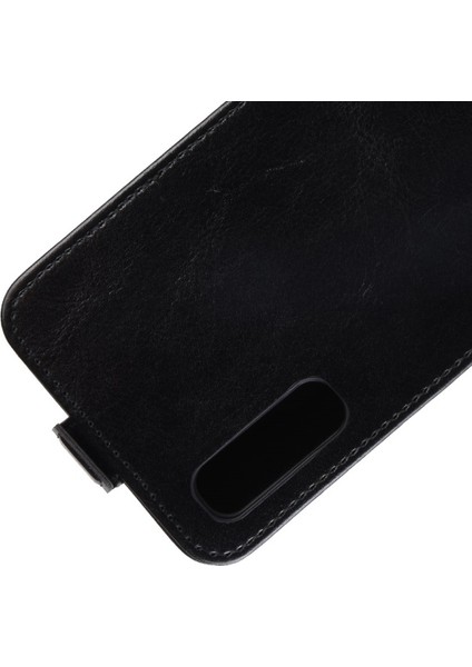 Samsung Galaxy A50 / A50S / A30S Için Deri Mobil Kapaklı Kılıf - Siyah (Yurt Dışından)