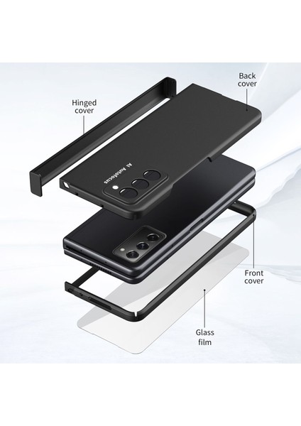 Samsung Galaxy Z Fold 2 Için Katlanır Sert Pc Telefon Kılıfı (Yurt Dışından)
