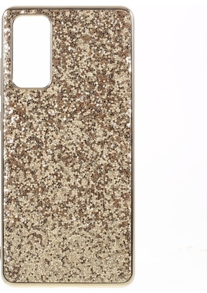 Galaxy S20 Fe / S20 Fan Edition / S20 Fe 5g / S20 Fan Edition 5g Için Pırıltılı Tpu Çerçeve + Pc Hibrid Telefon Kılıfı (Yurt Dışından)