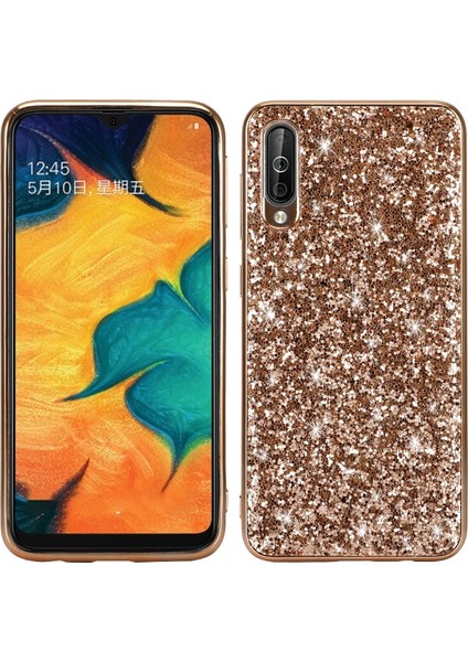 Galaxy A50 / A50S / A30S Için Pırıltılı Tpu Çerçeve + Pc Hibrid Telefon Kılıfı (Yurt Dışından)