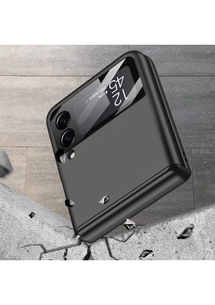 Samsung Galaxy Z Flip 3 Için Manyetik Katlanır Sert Pc Telefon Kılıfı (Yurt Dışından)