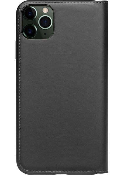 Apple iPhone 11 Pro Için Kartlıklı Cüzdan Tasarımlı Deri Telefon Kılıfı - Siyah (Yurt Dışından) modelleri