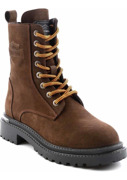 Rebel Kadın Koyu Kahverengi Nubuk Bot modelleri