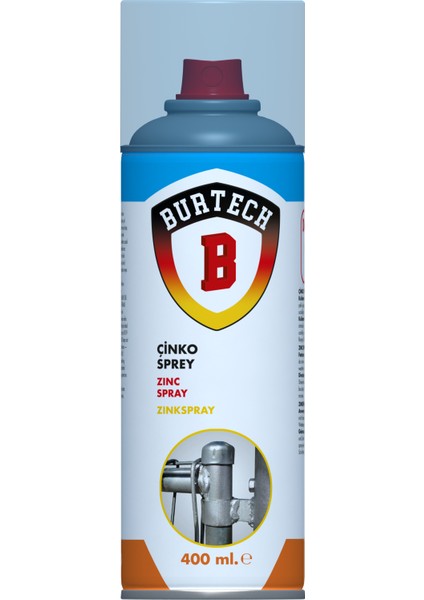 400 ml Burtech Çinko Sprey Boya