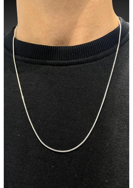 Ince 60 cm Tilki Kuyruğu 925 Gümüş Kolye modelleri