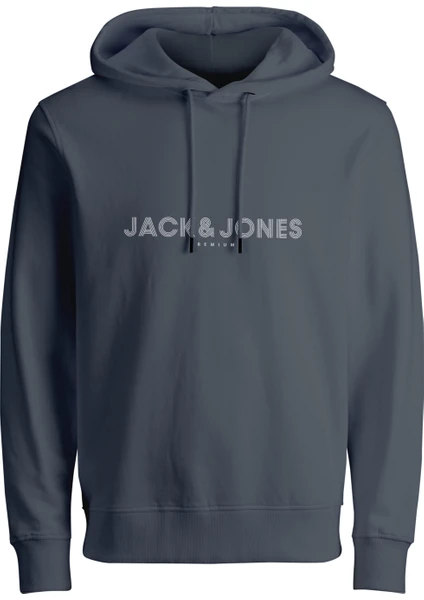 Jack & Jones Kapüsonlu Logo Baskili Sweatshirt