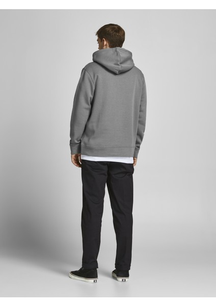 Jack & Jones Kapüsonlu Logo Baskili Sweatshirt