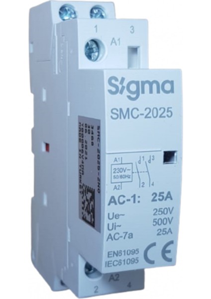 Smc 20/25 25A 2no Modüler Kontaktör Sigma