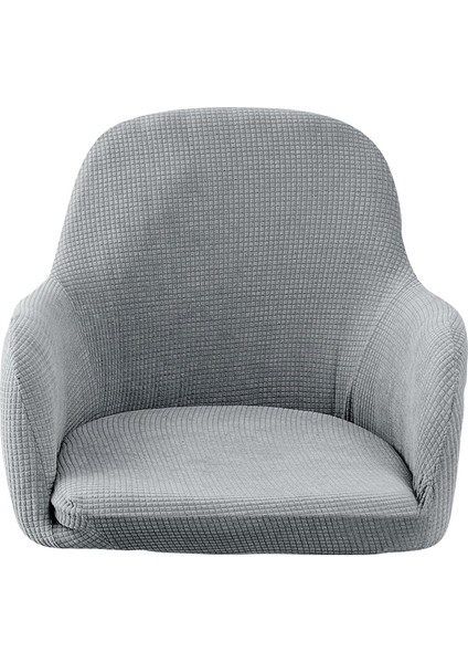Jakarlı Yemek Sandalye Slipcovers Yemek Odası Sandalye Koruyucu Kahve (Yurt Dışından)