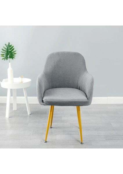 Jakarlı Yemek Sandalye Slipcovers Yemek Odası Sandalye Koruyucu Kahve (Yurt Dışından) indirimleri