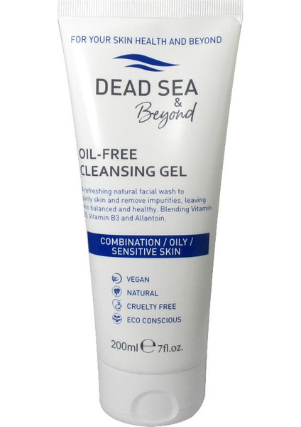 Dead Sea Dead SeaYağlı Ciltlere Özel Yıkama Jeli 200 ml