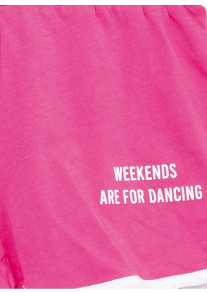 Şort, 13-14 Yaş, Fuşya