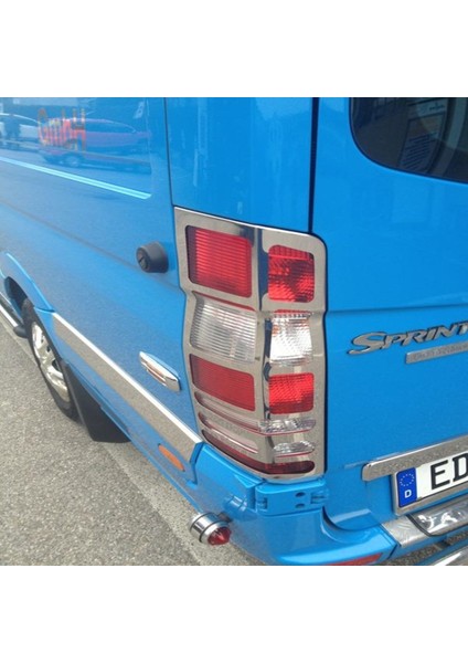 Mercedes Sprinter W906 Krom Stop Çerçeve 2 Parça 2006-2018 Paslanmaz Çelik indirimleri