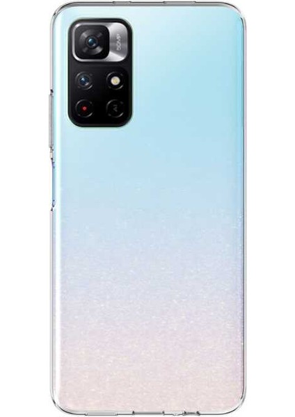 Xiaomi Poco M4 Pro 5G Kılıf A+ Şeffaf Lüx Süper Yumuşak 0.3mm Ince Slim Silikon Şeffaf