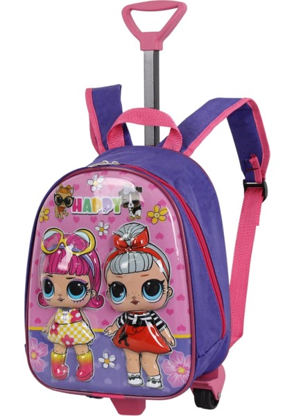 Mn Happy V3 Tekerlekli Kreş Çocuk Sırt Çantası