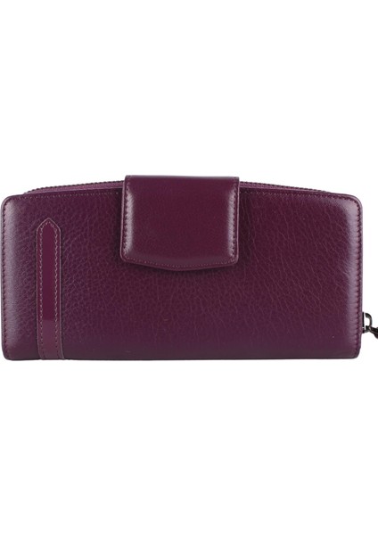 2714 Kadın Deri Cüzdan Mürdüm fiyatları