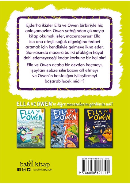 Ejderhalar Hapşırınca! - Ella ve Owen 1 (ciltli) -Jaden Kent