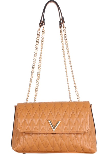 MT1378 Camel Kadın Kapitone Çapraz Omuz Çantası fırsatları