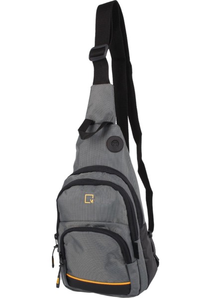 Mega Model 1006 Gri Unisex Body Bag Omuz Çantası