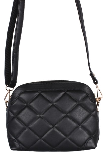 1324 Kapitone Siyah Kadın Çapraz Omuz Çantası fırsatları