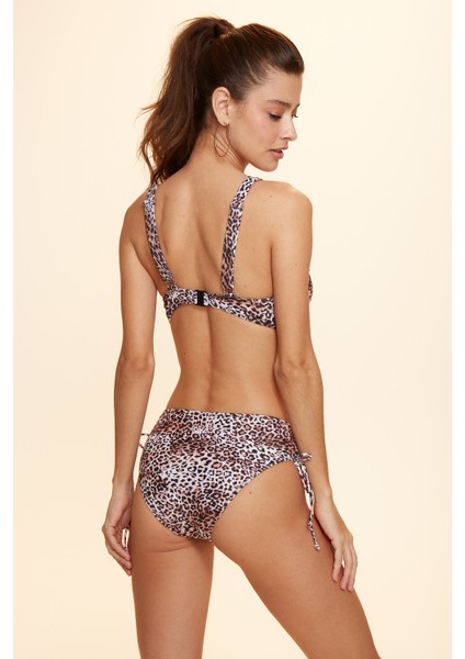 Vogue Sürgülü Bikini Tek Alt Leopar Desenli 229207