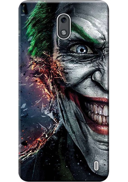 Nokia 2 Kılıf Desen Baskılı Silikon Kapak Joker STK:595